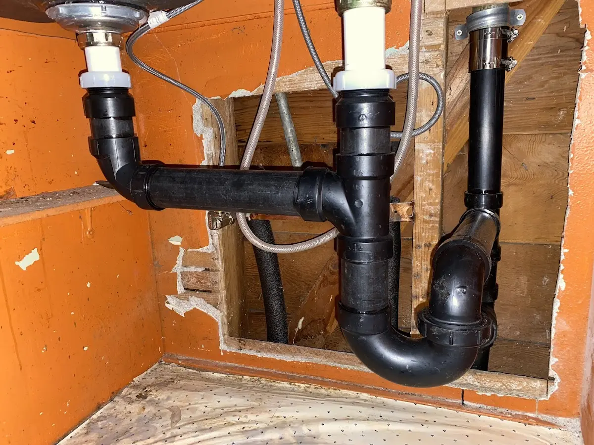 Professional Repiping Services equipment and tools on the job in Lake of the Woods